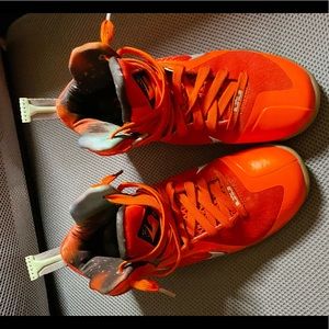 Nike LeBron  all stars Galaxy 9 high top  sneakers .